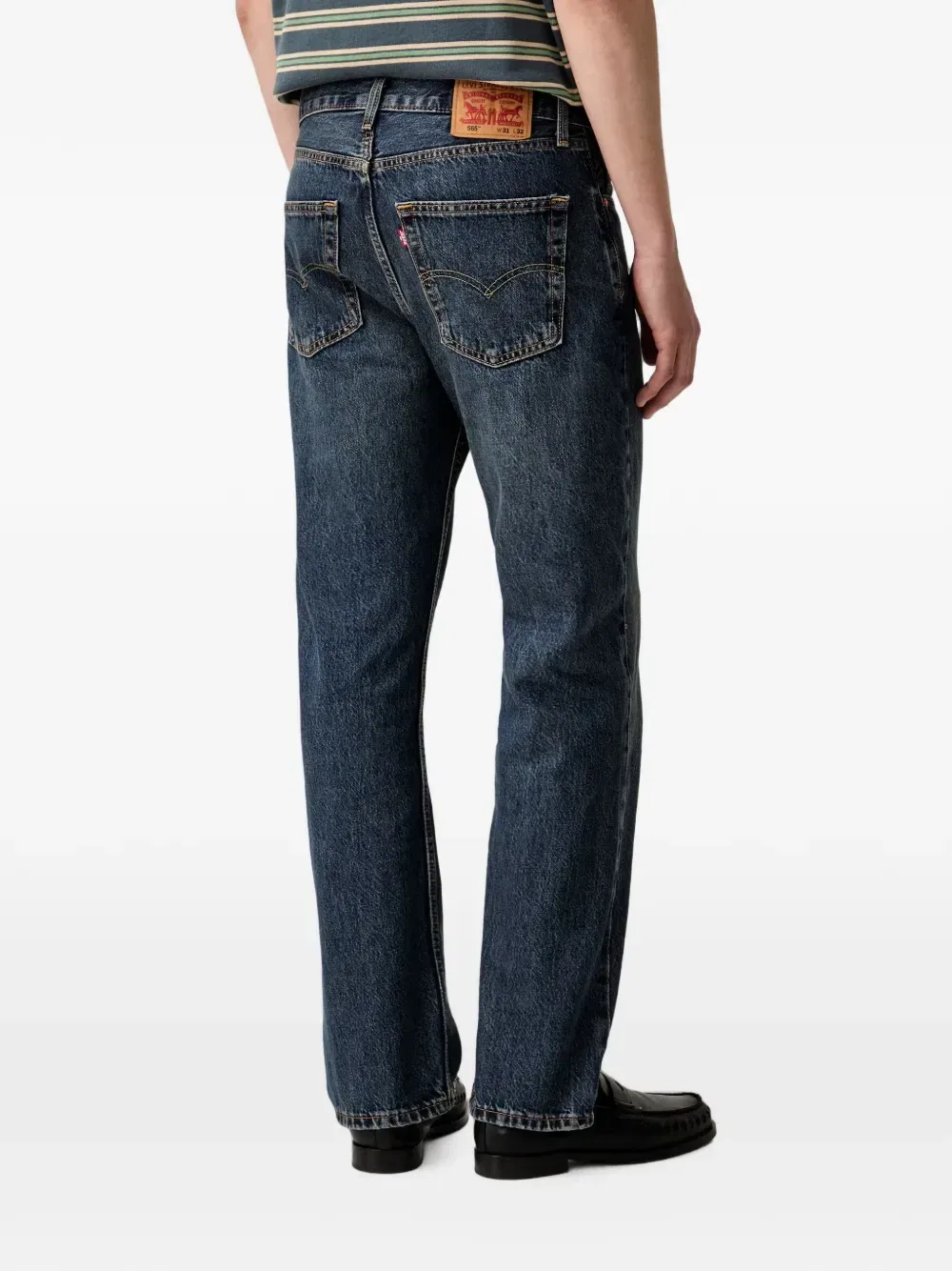Джинсы 565 с эффектом выцветания Levi'S, синий — фото 3