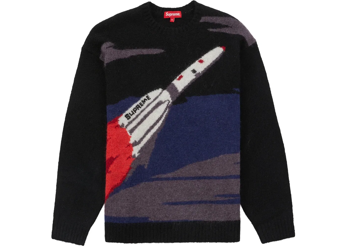 Мужской свитер с принтом Rocket Supreme, Black