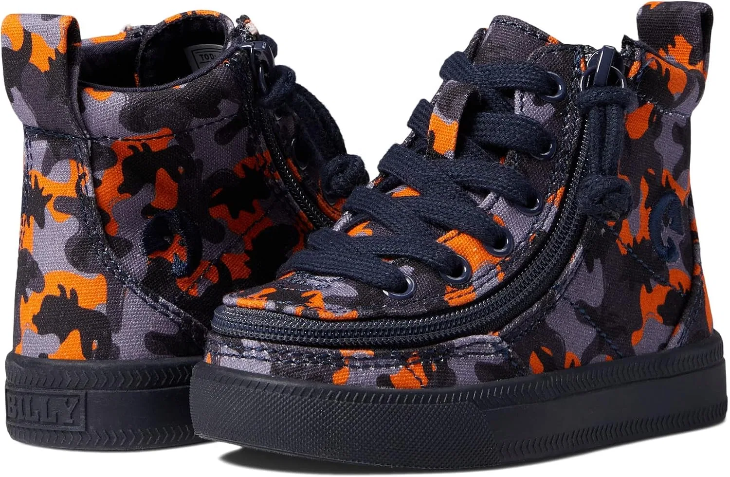 Детские кроссовки для мальчиков Billy Classic Lace High BILLY Footwear, Orange Dino