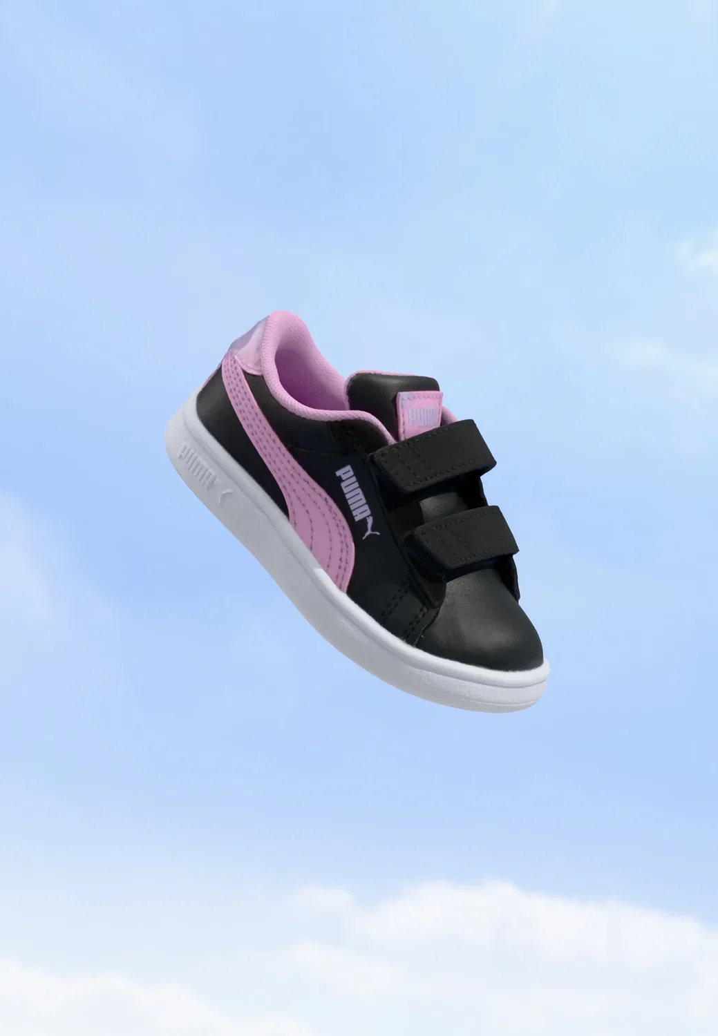 Кроссовки Smash 3.0 faded glow унисекс Puma, Black/Mauve Glow
