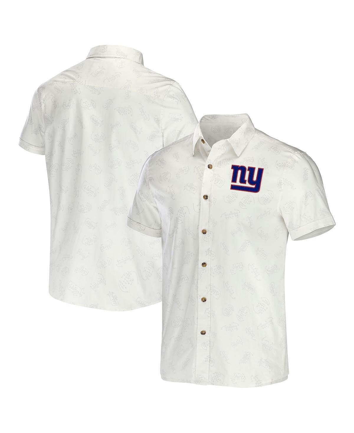 

Мужская футболка nfl x darius rucker collection by white new york giants woven на пуговицах Fanatics, белый