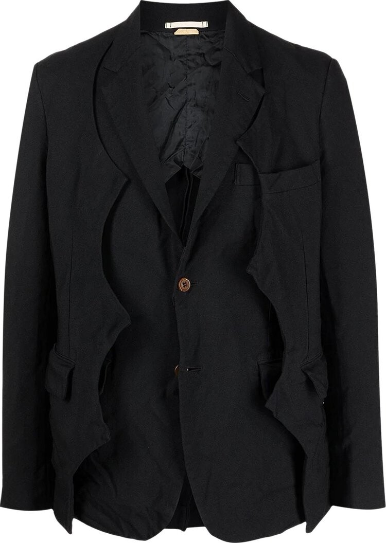 

Куртка Comme des Garçons Homme Plus Deconstrcuted Jacket 'Black', черный