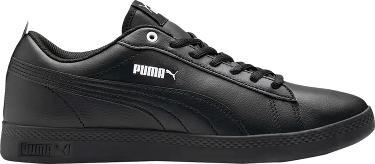 

Кроссовки Puma Wmns Smash v2 Leather Black, черный