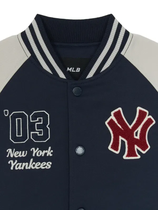 Пуховик васити реглан Mlb Kids, Dark Navy — фото 4