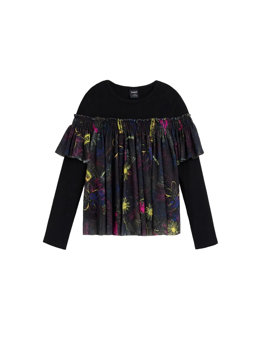 Топ Desigual черного цвета