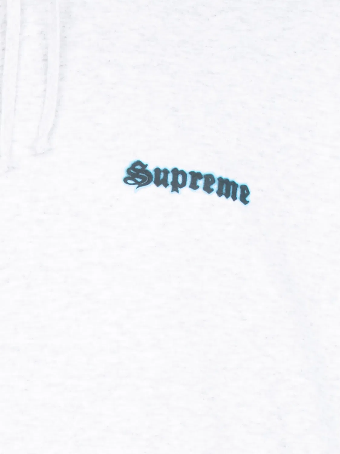 Supreme Худи с кулиской белого цвета — фото 3