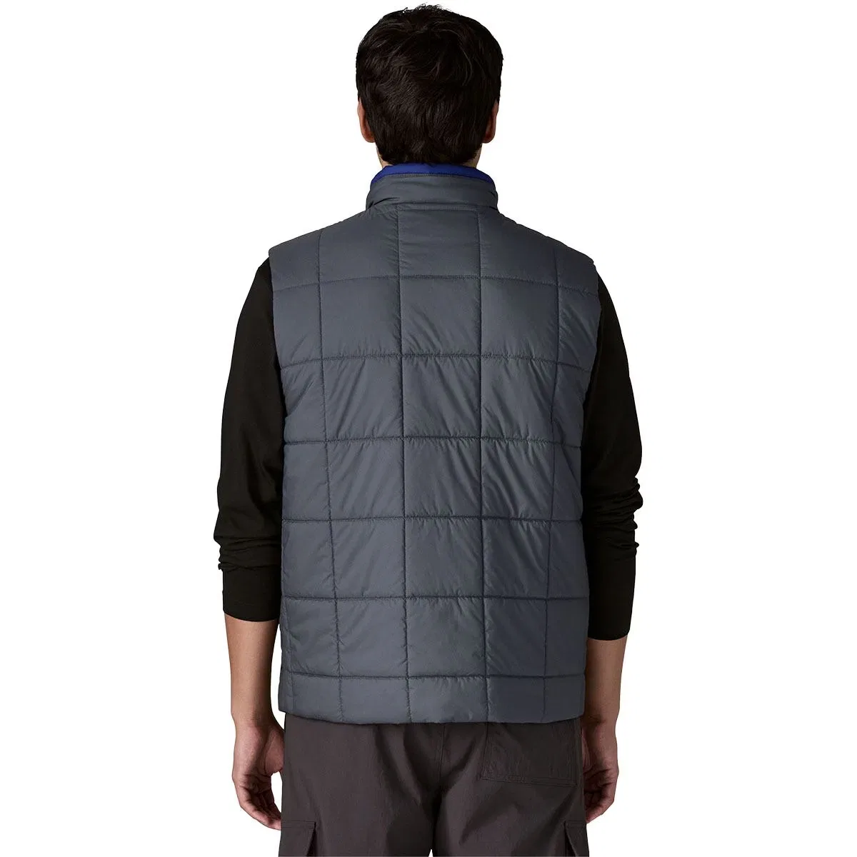 Мужской жилет с утеплителем Light Gust Vest Patagonia, Smolder Blue — фото 4