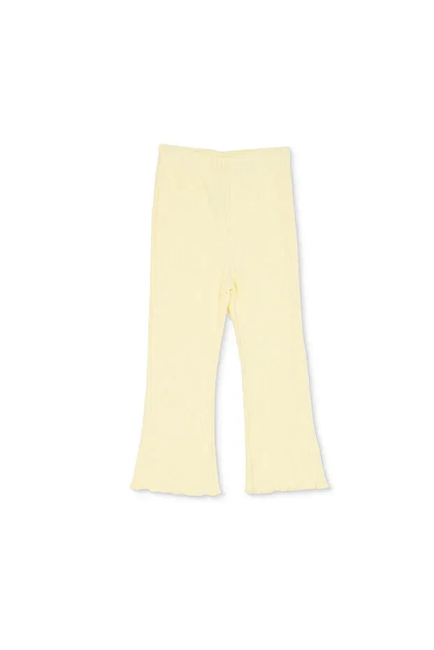 Детские леггинсы для девочек хлопковые Ebebek Hello Baby, Yellow