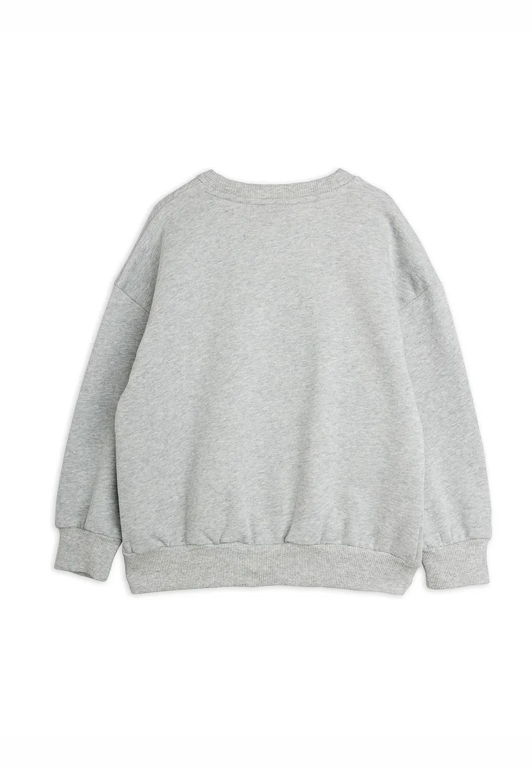 Толстовка унисекс с принтом "Сердце" Mini Rodini, Grey Melange — фото 2