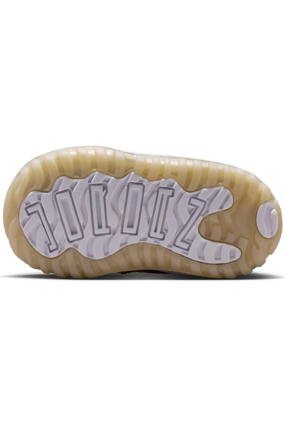 Детские кроссовки баскетбольные низкие Air Jordan 11 Retro Low Jordan, White/Gold/Team Gold — фото 4