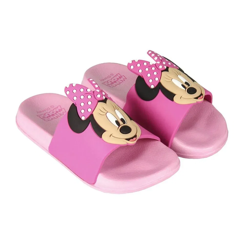 Детские шлепанцы с принтом Pool Minnie Disney, Pink