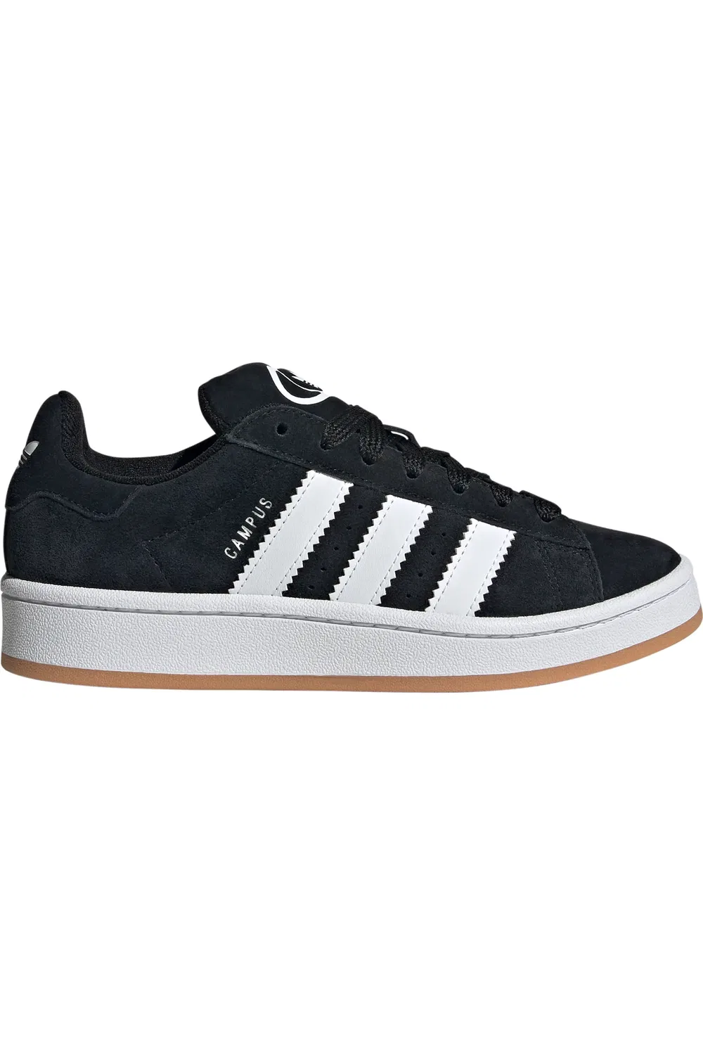 Детские кроссовки на шнуровке Campus 00s adidas, Black/White/White