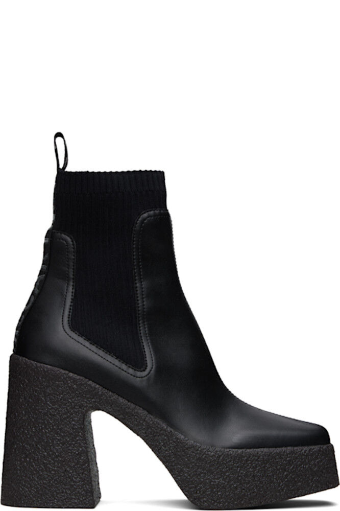 Черные ботинки-носки Skyla Chelsea Stella McCartney