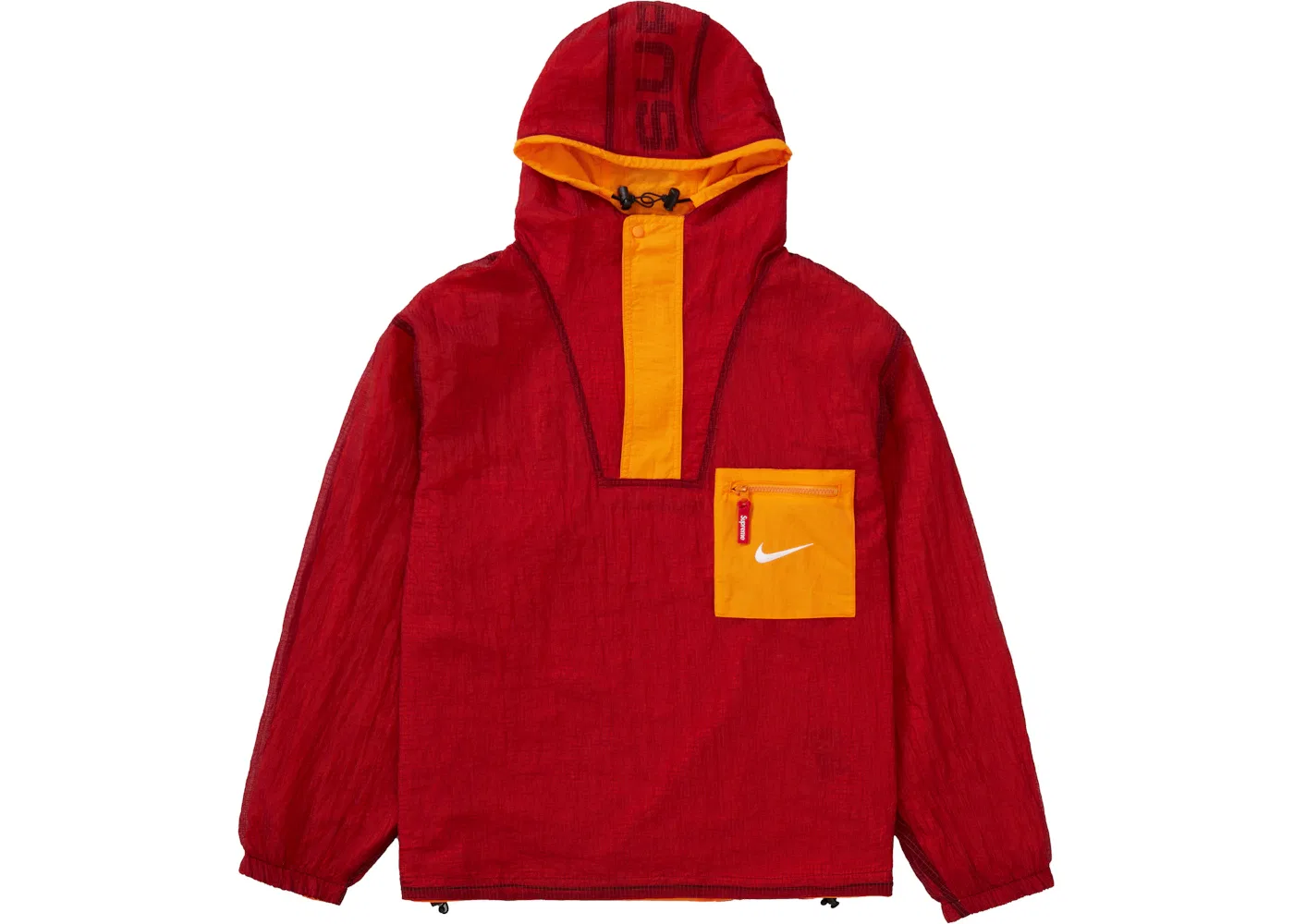 Мужская куртка-анарак с принтом Ripstop Anorak Supreme, Orange — фото 2