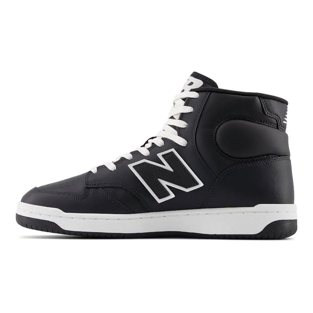Детские кроссовки для мальчиков высокие New Balance 480, White — фото 2
