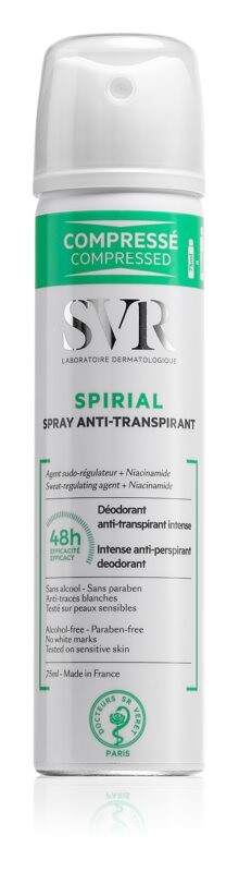 

Спрей-антиперспирант с 48-часовым эффектом SVR Spirial