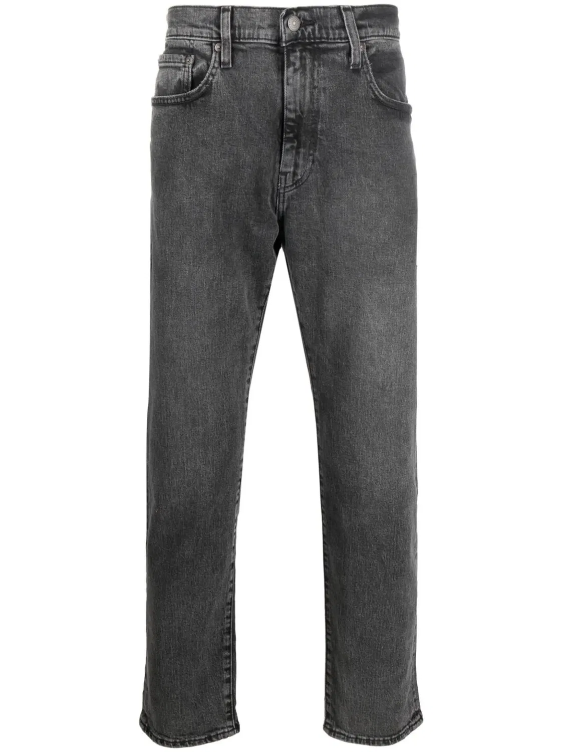 Джинсы прямого кроя с логотипом Levi's, черный