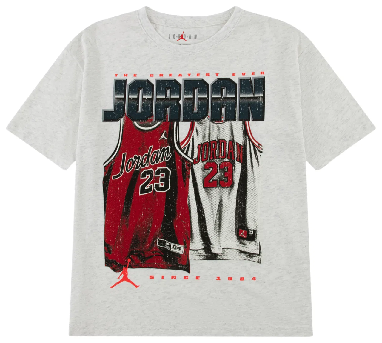 Футболка для мальчиков Home And Away Jordan, цвет Birch Heather/Red