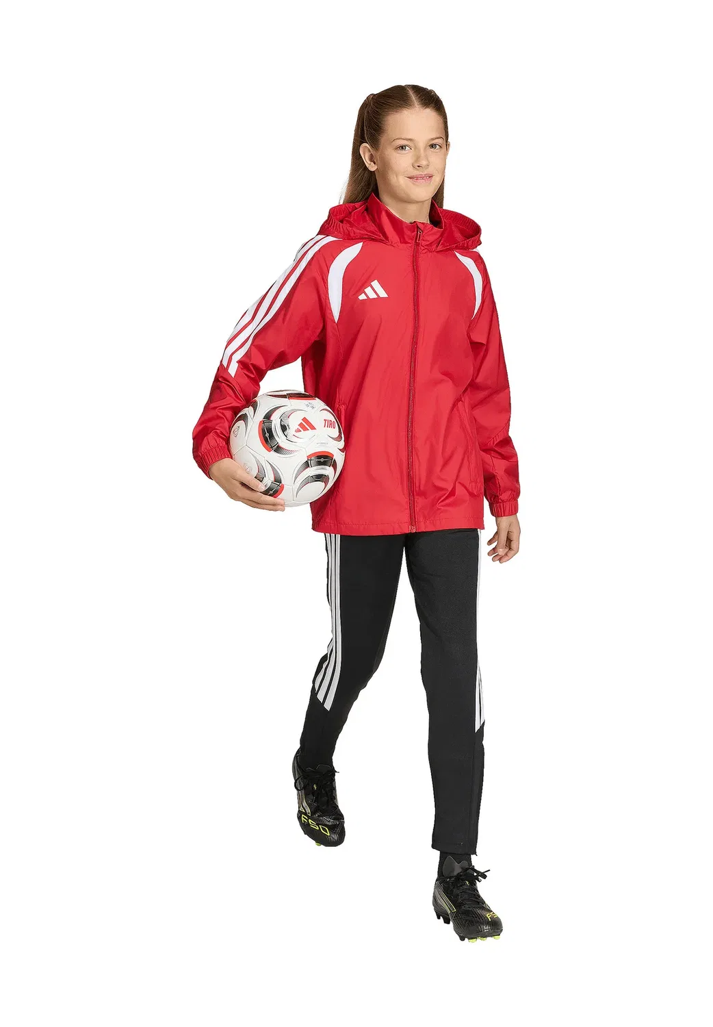 Ветровка Tiro26 league для детей, унисекс - ветровка Adidas Performance, Rotweiss — фото 3