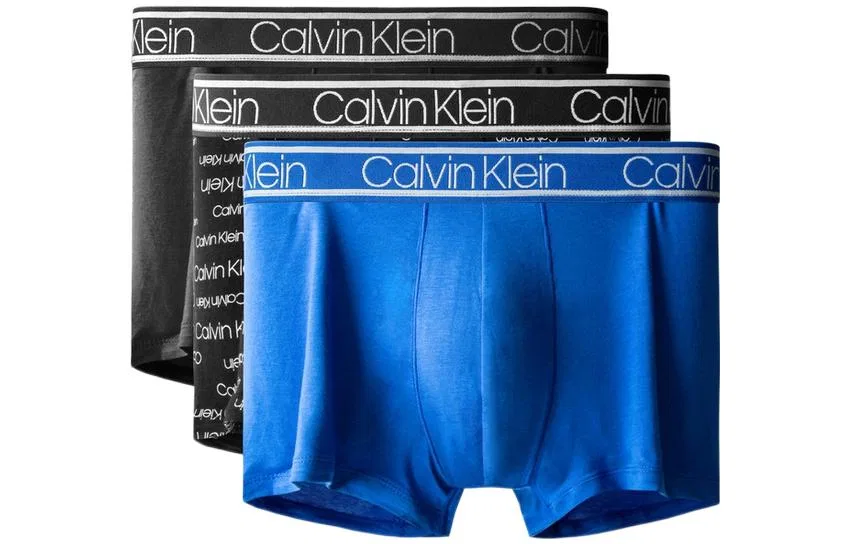 Мужские боксеры Calvin Klein, 3 шт, Black/Blue/Black White