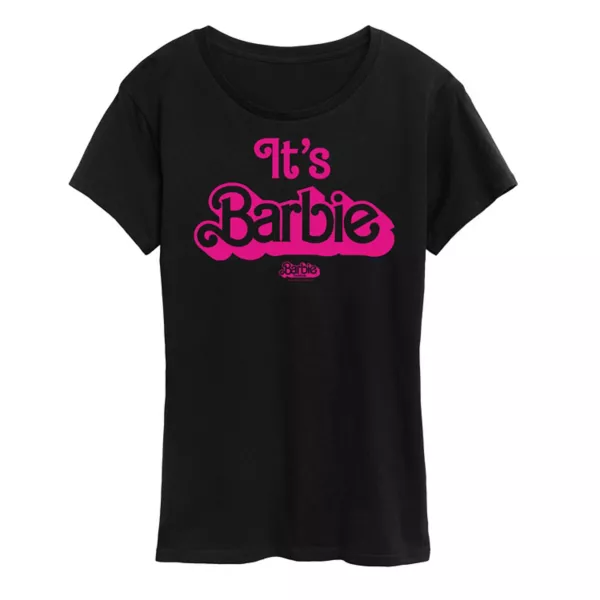 

Женская футболка с принтом "The Movie It" Barbie, черный