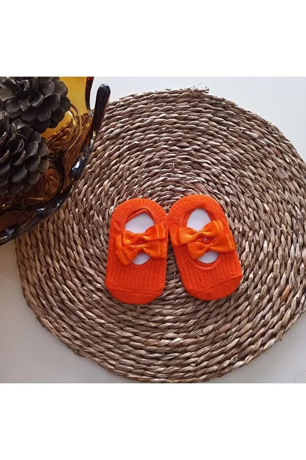 Детские носки для девочек с бантом Babette Socks Mars Baby, Orange