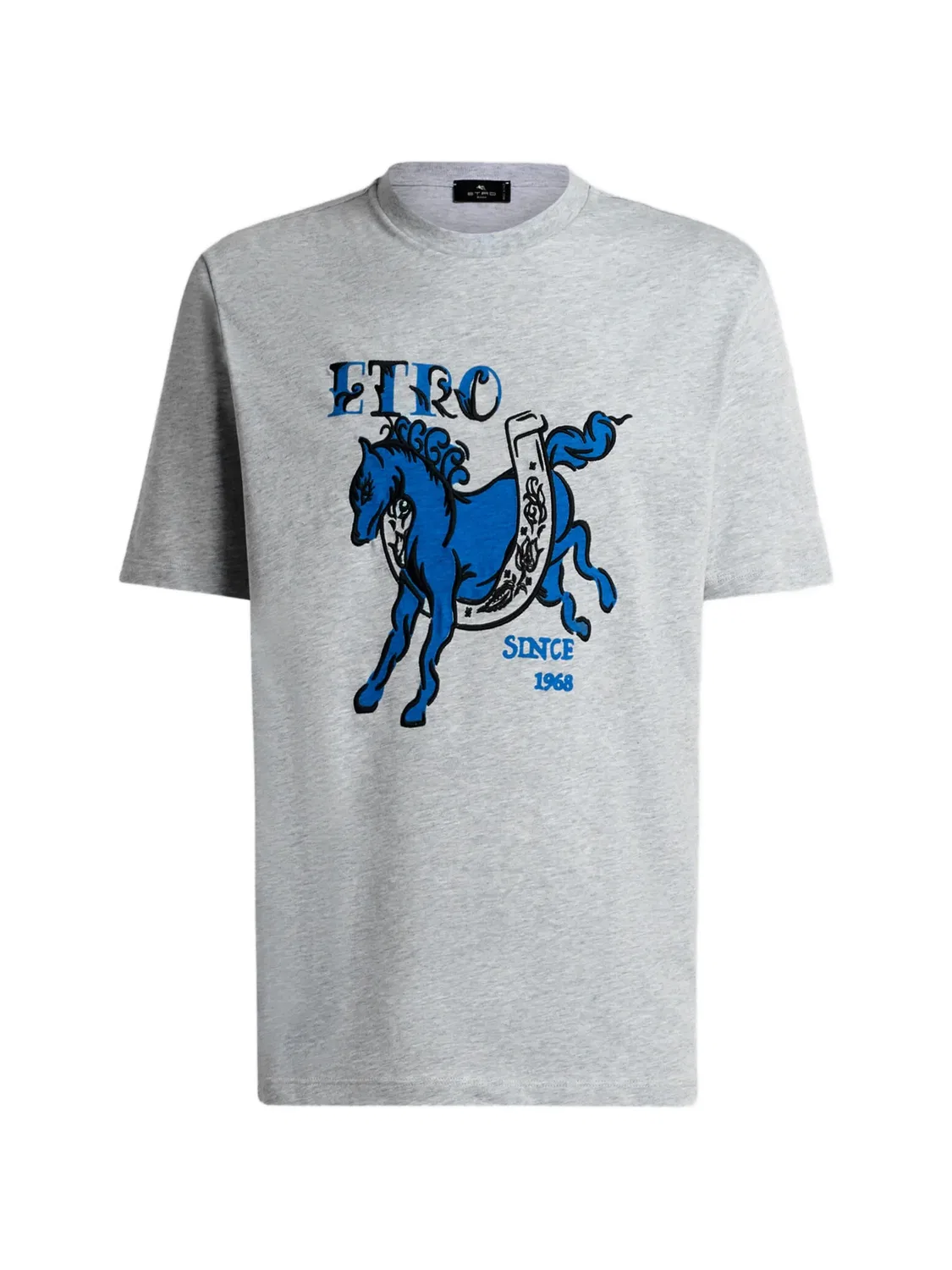 Футболка Pegaso, серая ETRO, серый