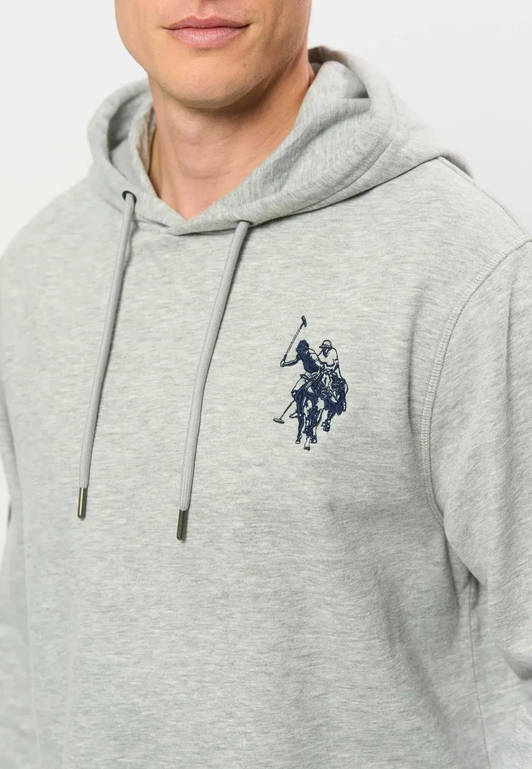 Умдиджар - худи U.S. Polo Assn., Grey Melange — фото 4