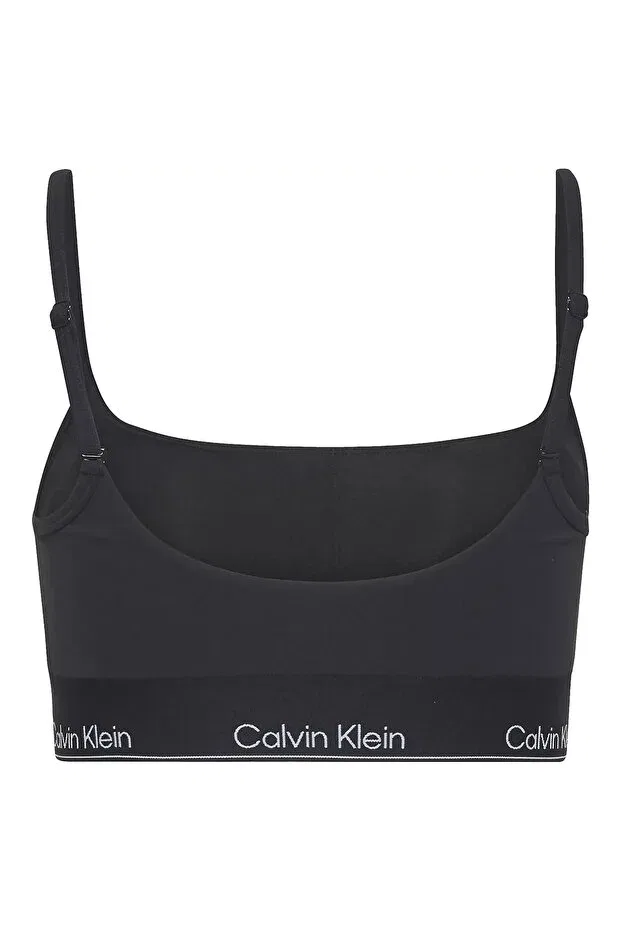 Женский спортивный бюстгальтер с быстросохнущей тканью Calvin Klein, Black — фото 2