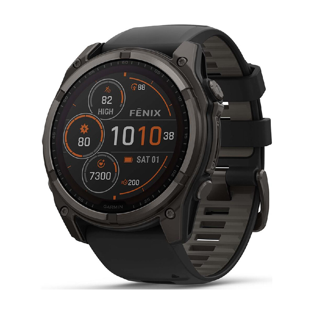 

Умные часы Garmin Fenix 8, Solar Sapphire, 51 мм, 1.4", Wi-Fi, темно-серый