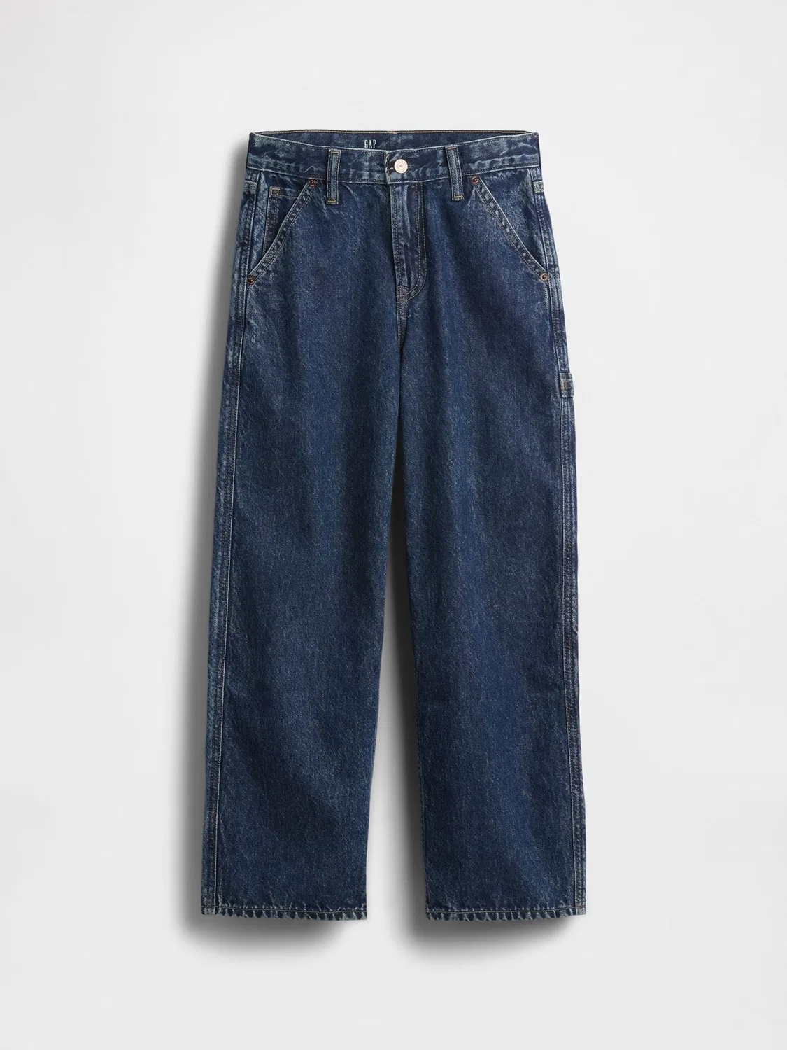 Джинсы карго мешковатые Gap Dark Wash, темная стирка — фото 4
