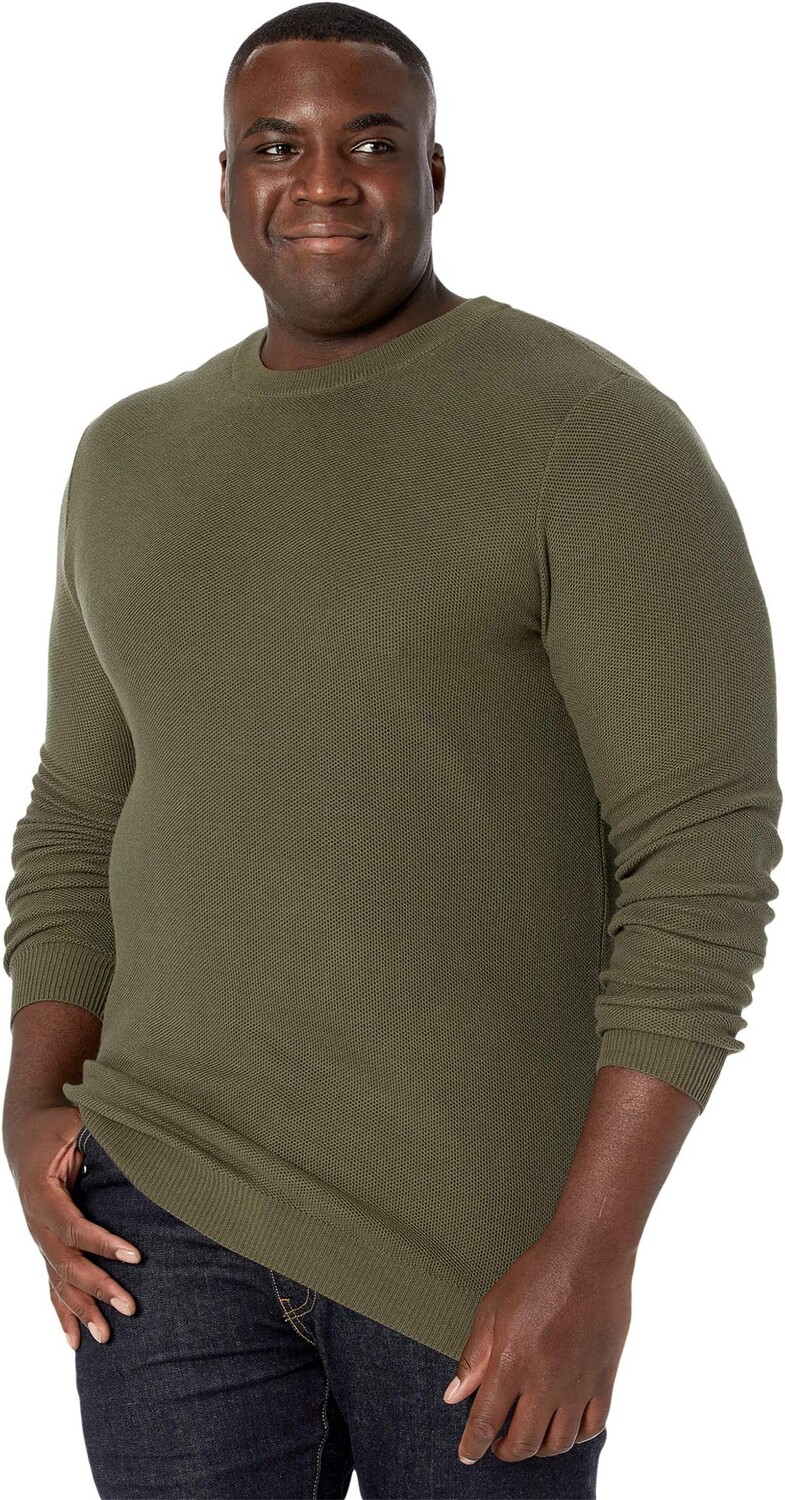 

Свитер Johnny Bigg Big & Tall Jasper Textured Knit, хаки