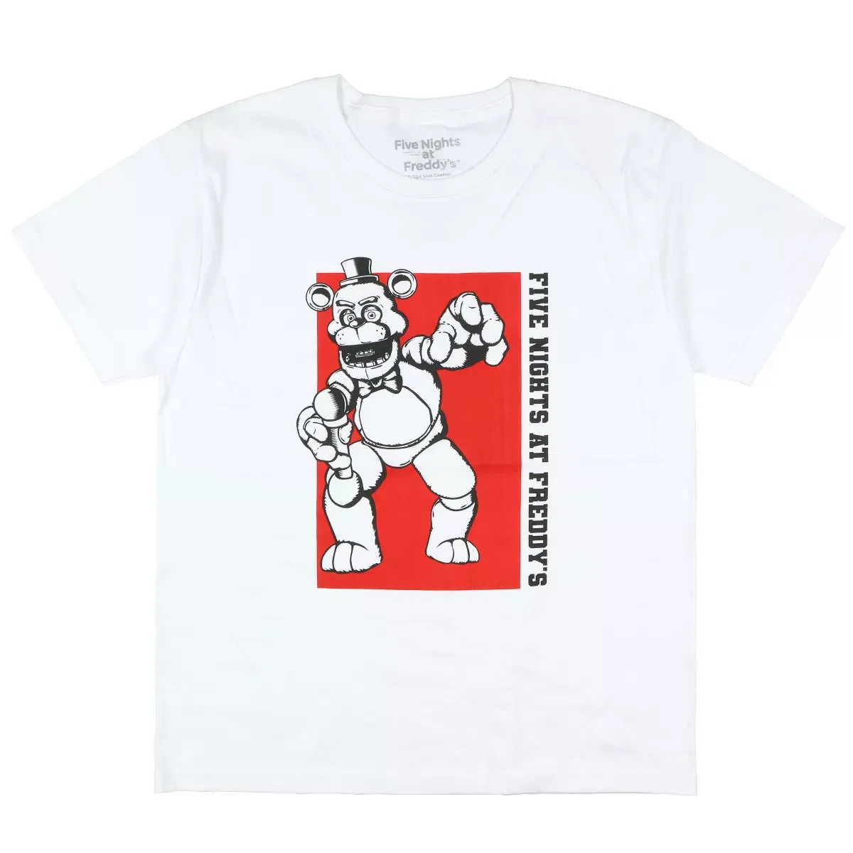 Детская футболка с принтом Five Nights at Freddy's Seven Times Six, White