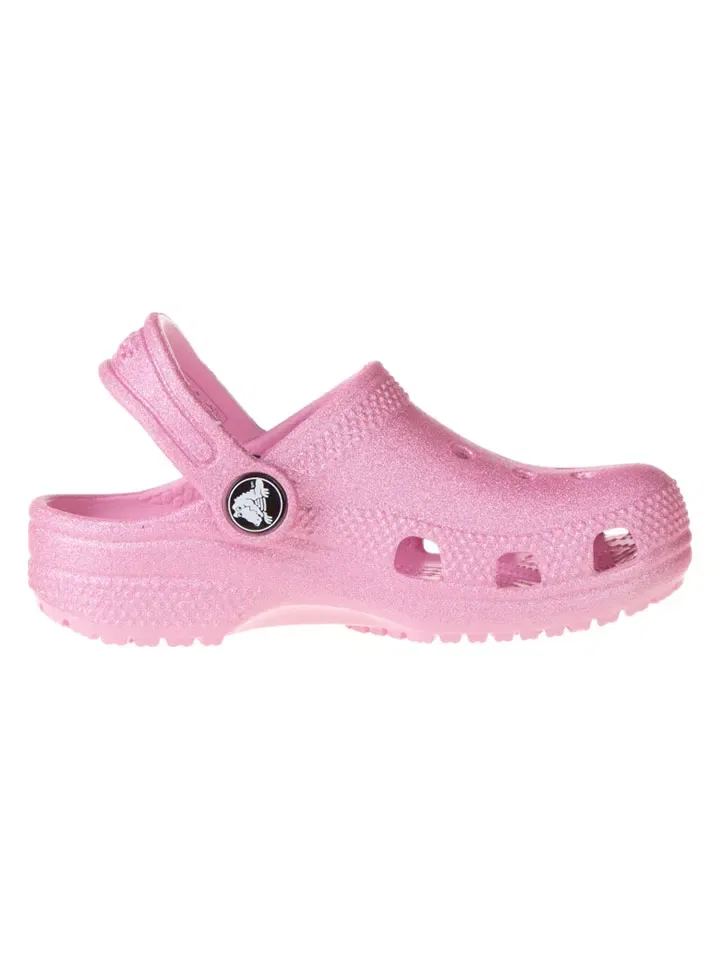 Сабо Classic Glitter Crocs, розовый — фото 2