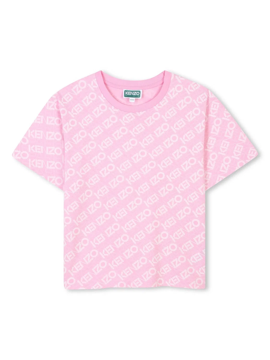 Kenzo Футболка с логотипом в розовом цвете