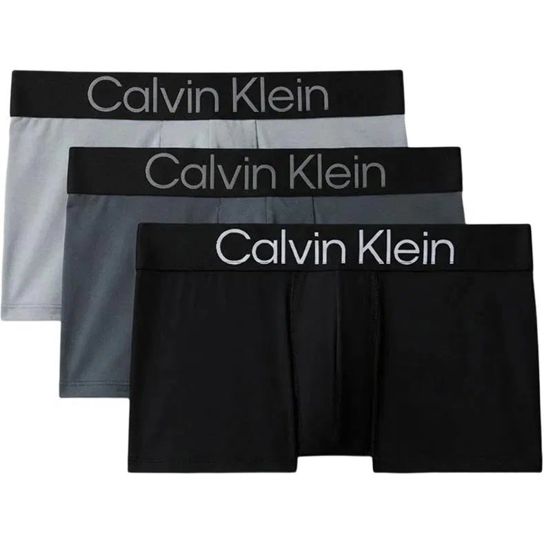 Мужские боксеры 3 шт Calvin Klein, Red/Blue/Black — фото 3
