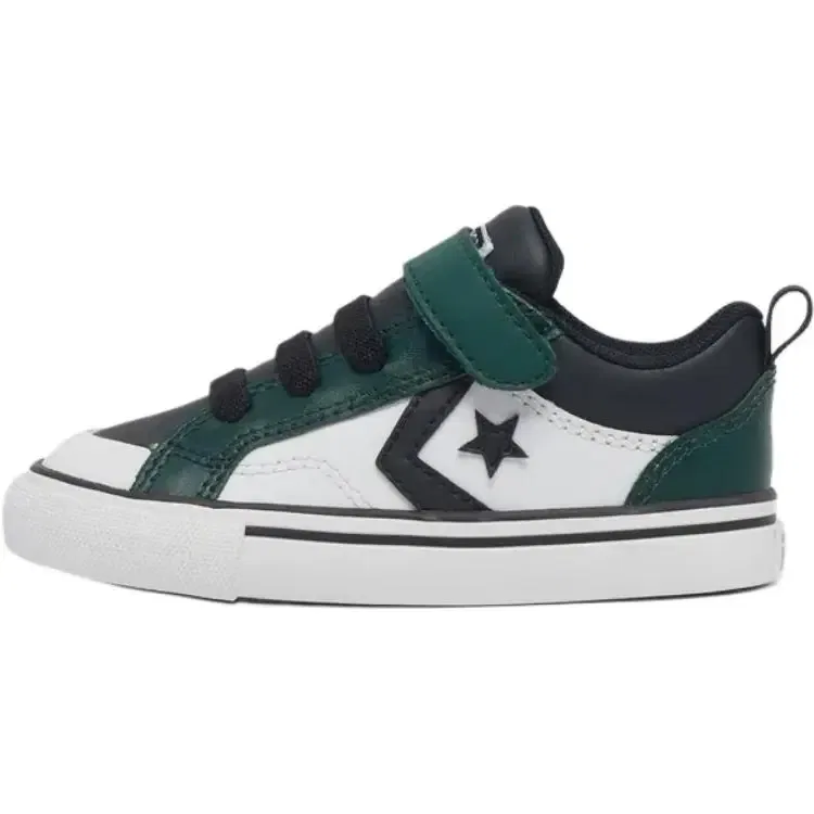 Converse Pro Blaze Strap Low top детские ботинки белый черный зеленый