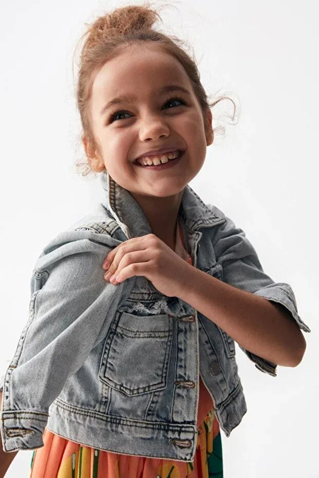 Детская куртка для девочек джинсовое Nicole Denim Coat Ugly Duck, Denim Blue — фото 3