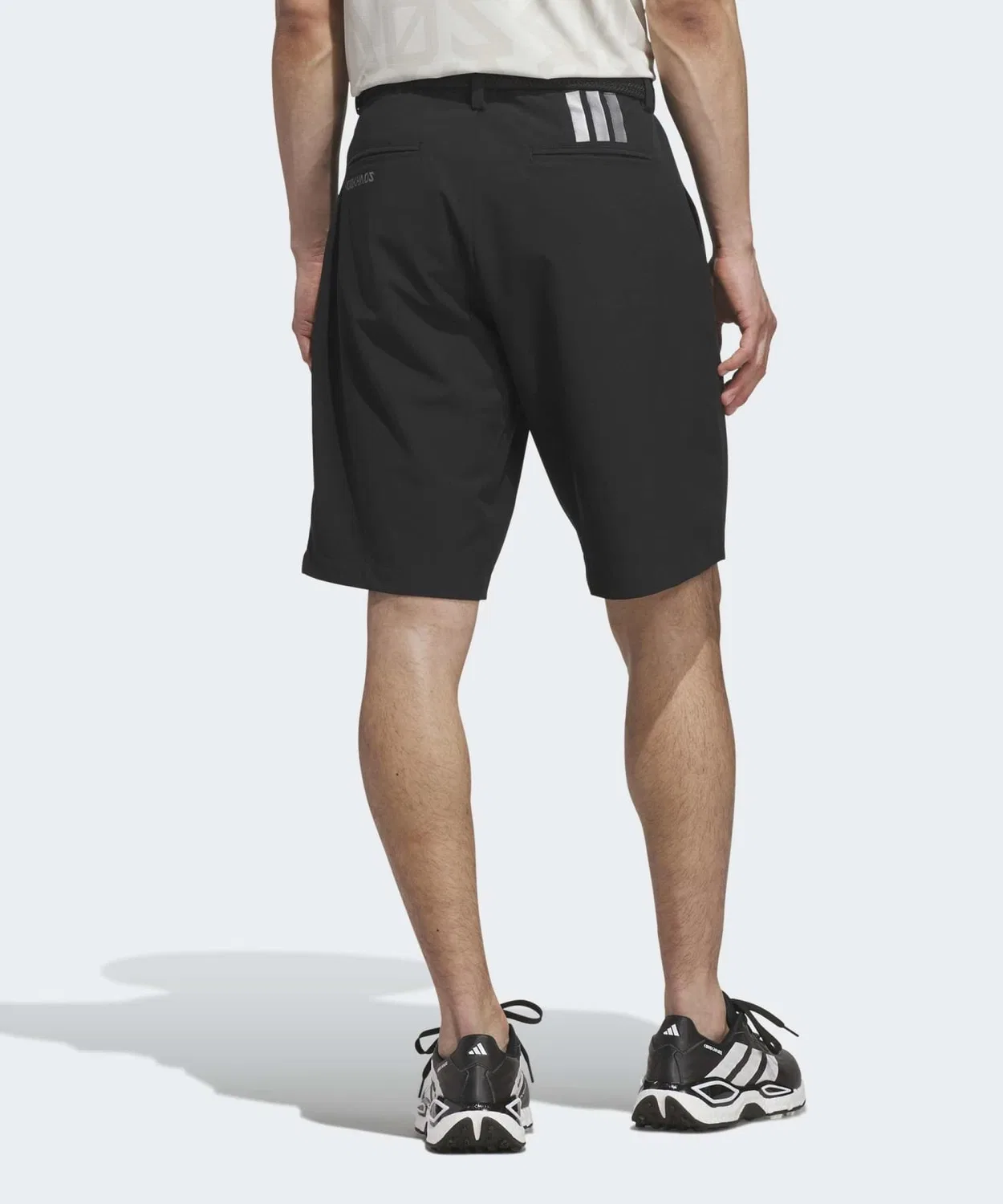 Мужские шорты для гольфа с принтом Adidas, Черный — фото 2