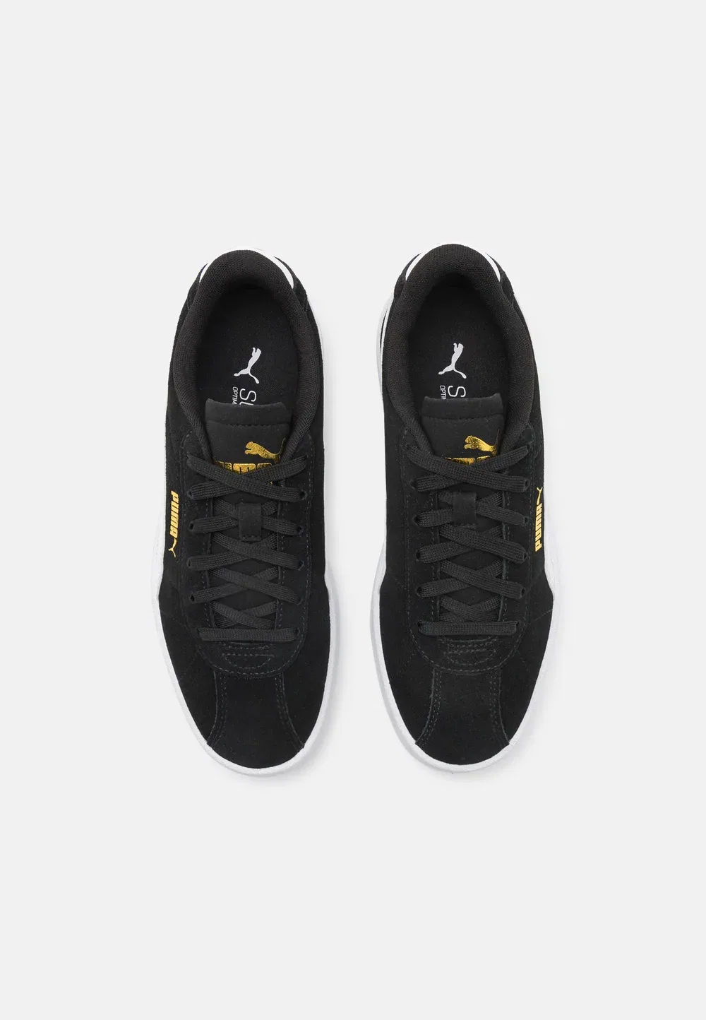 Кроссовки Club ii jr унисекс Puma, Black/White/Gold — фото 4