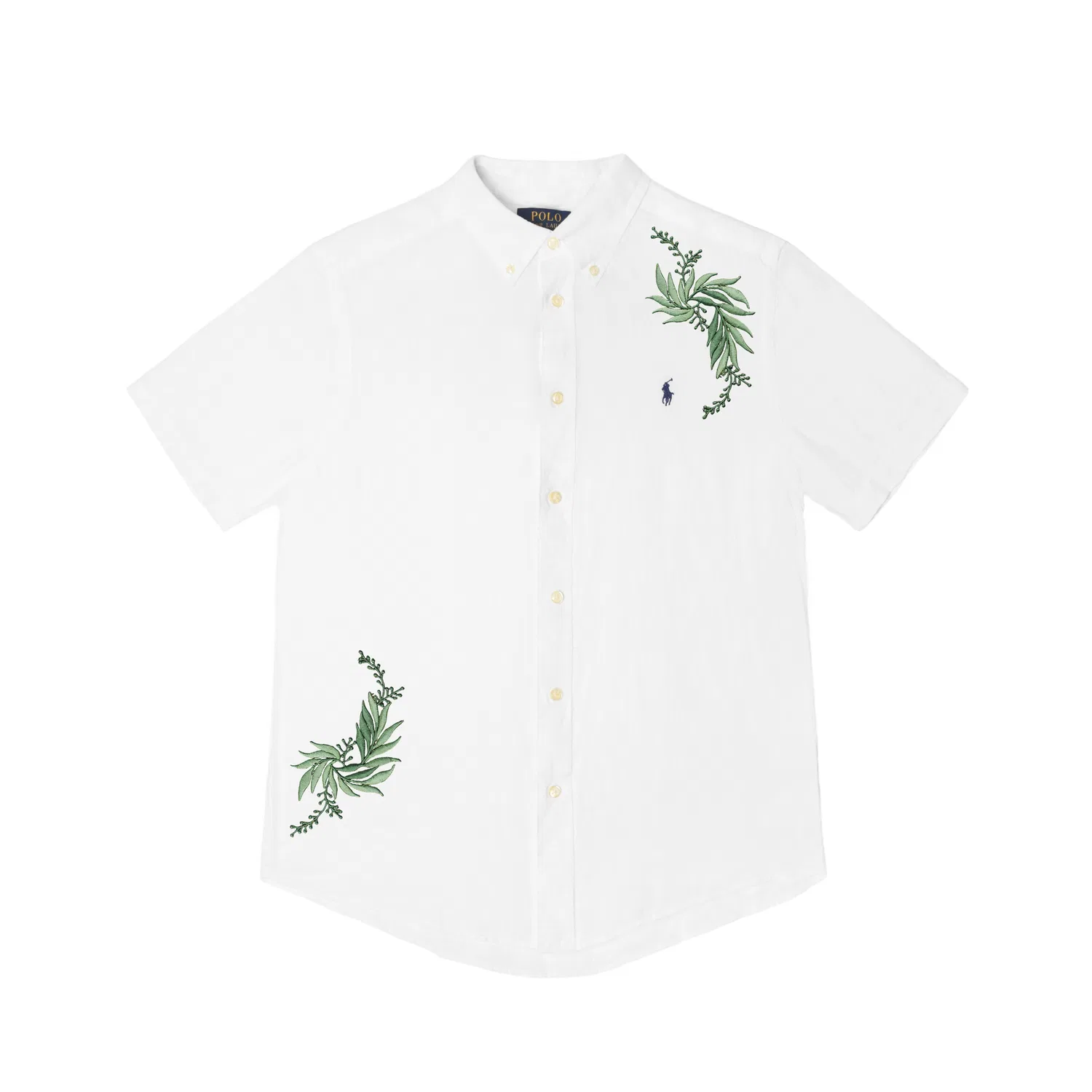 Детская рубашка для мальчиков с коротким рукавом Double Branch Vine Polo Ralph Lauren