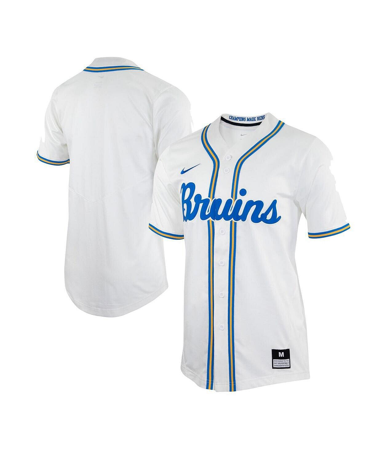 

Мужская белая бейсбольная майка ucla bruins replica Nike, белый