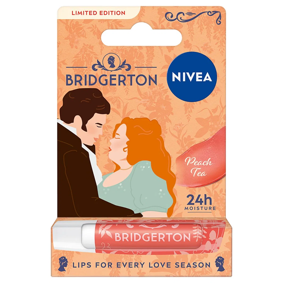 Бальзам для губ Nivea Bridgerton Edition Peach Tea, 4,8 г