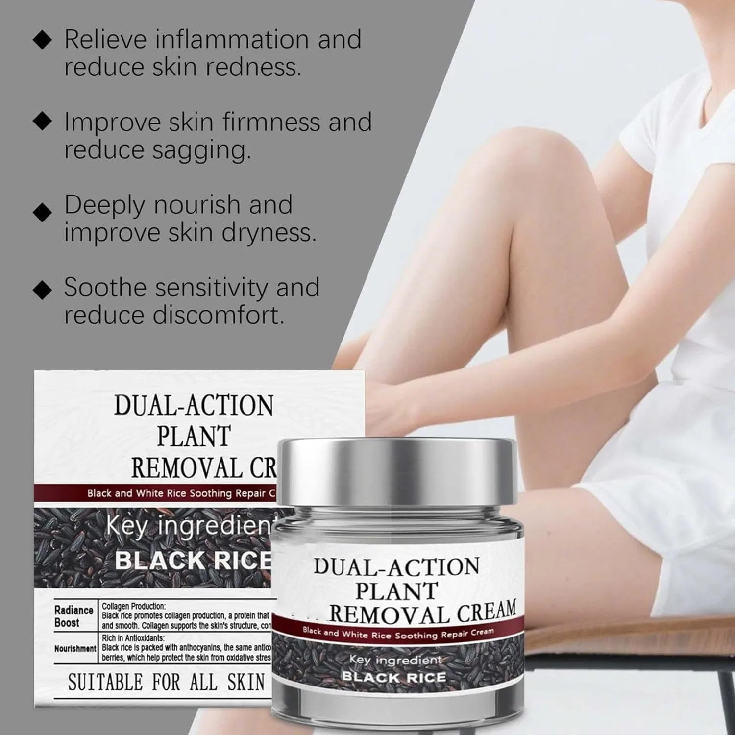 Крем для лица Biancat KeraErase Dual Action Renewal Cream, 50 мл Vokkrv — фото 3