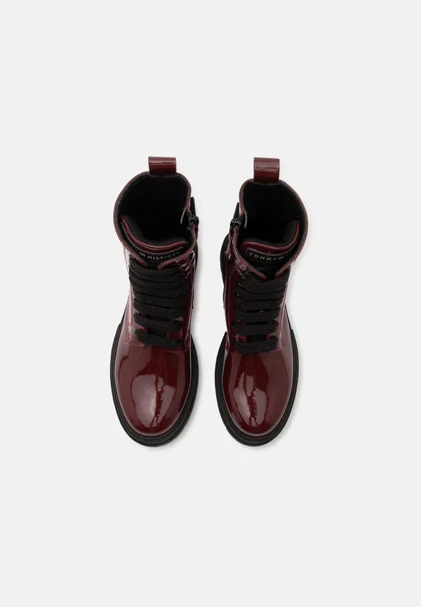 Ботинки на молнии Kessy Tommy Hilfiger Bordeaux, бордовый — фото 4