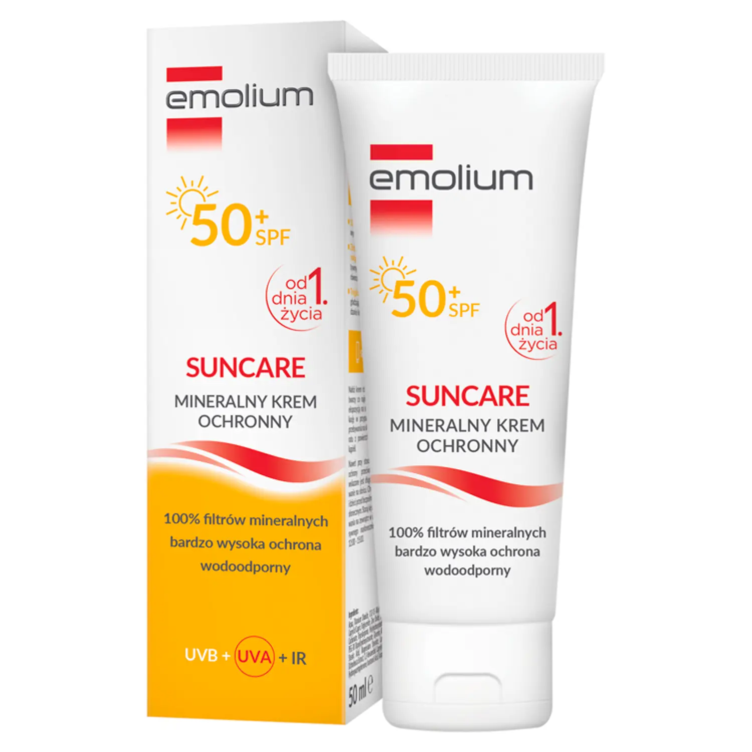 Emolium Suncare минеральный защитный крем для лица SPF50+, 50 мл — фото 4