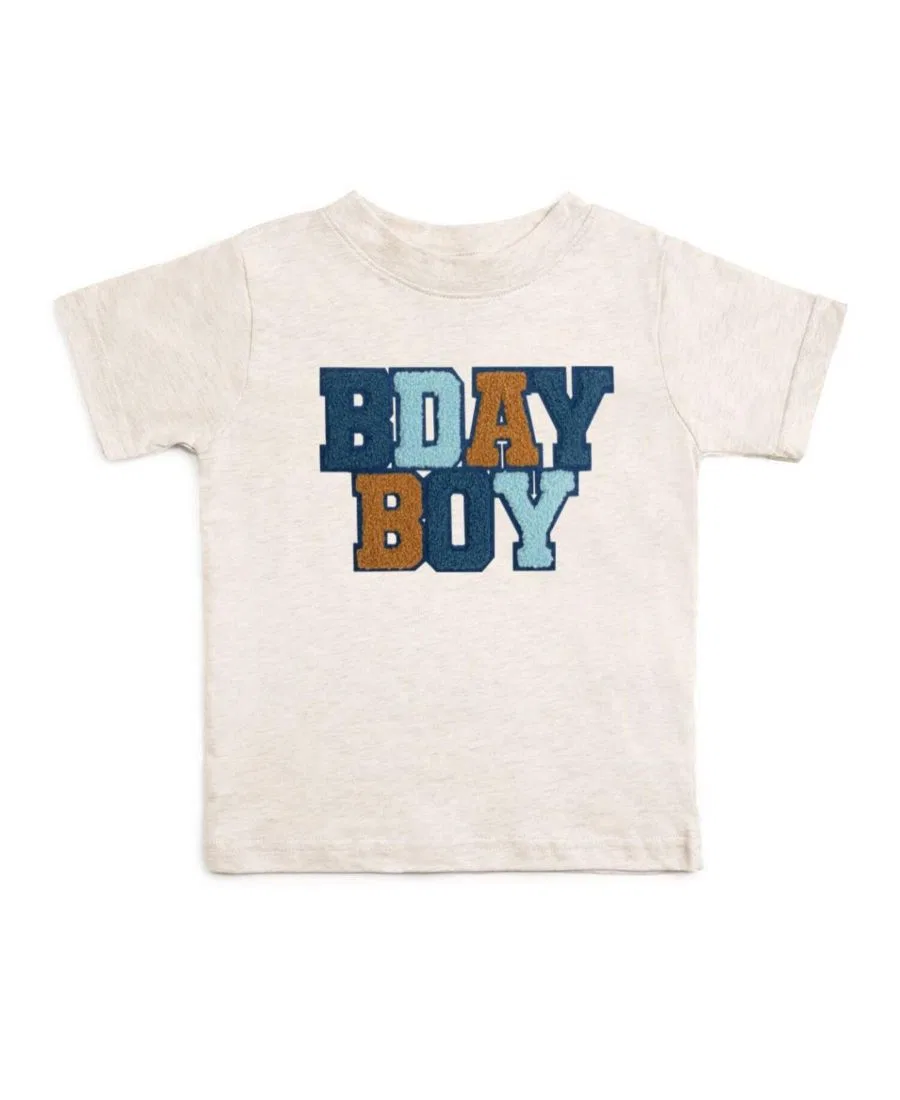Футболка с коротким рукавом Birthday Patch Sweet Wink, Natural Heather