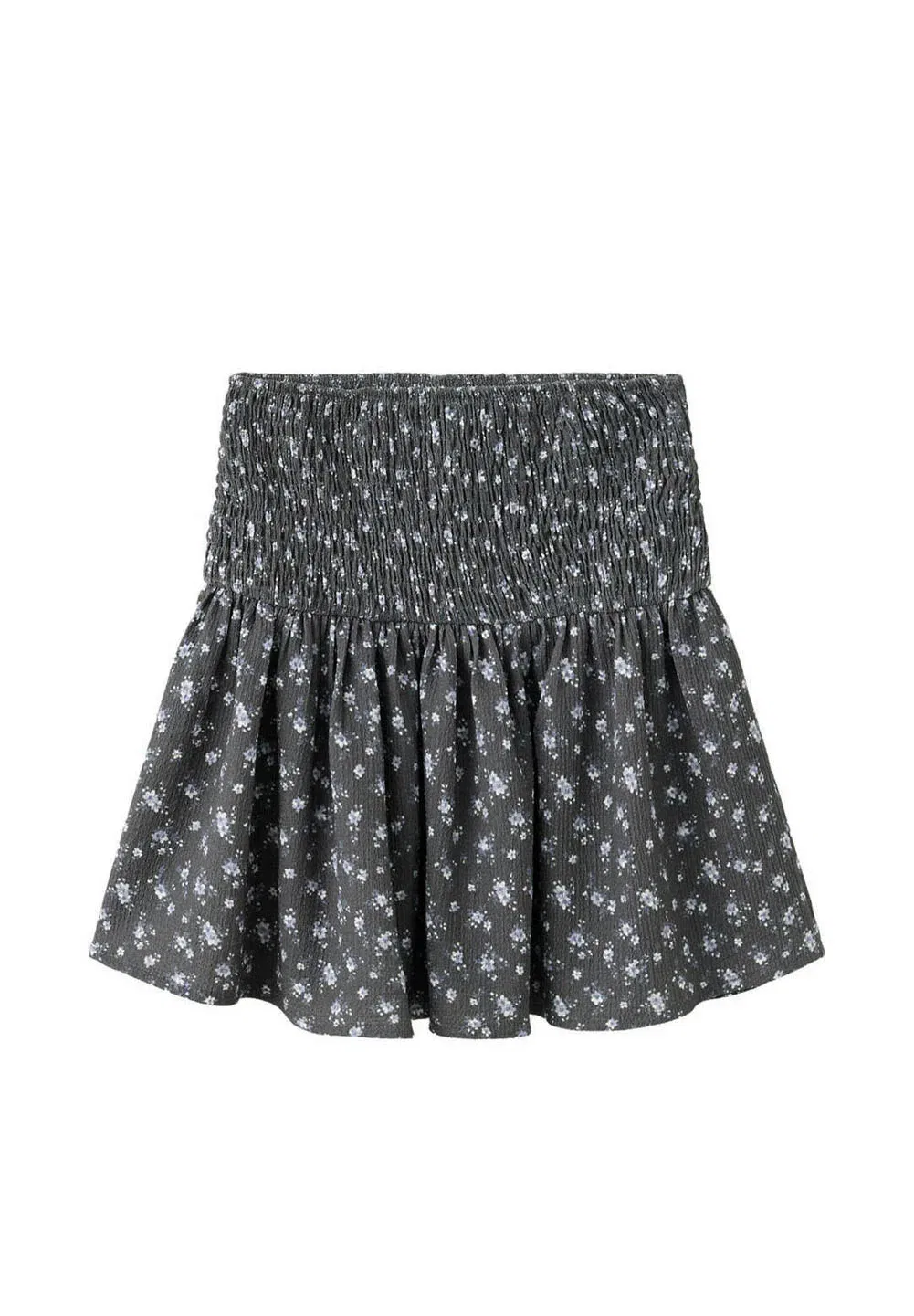 Детская юбка А-силуэта Mango Kids, Anthracite — фото 3