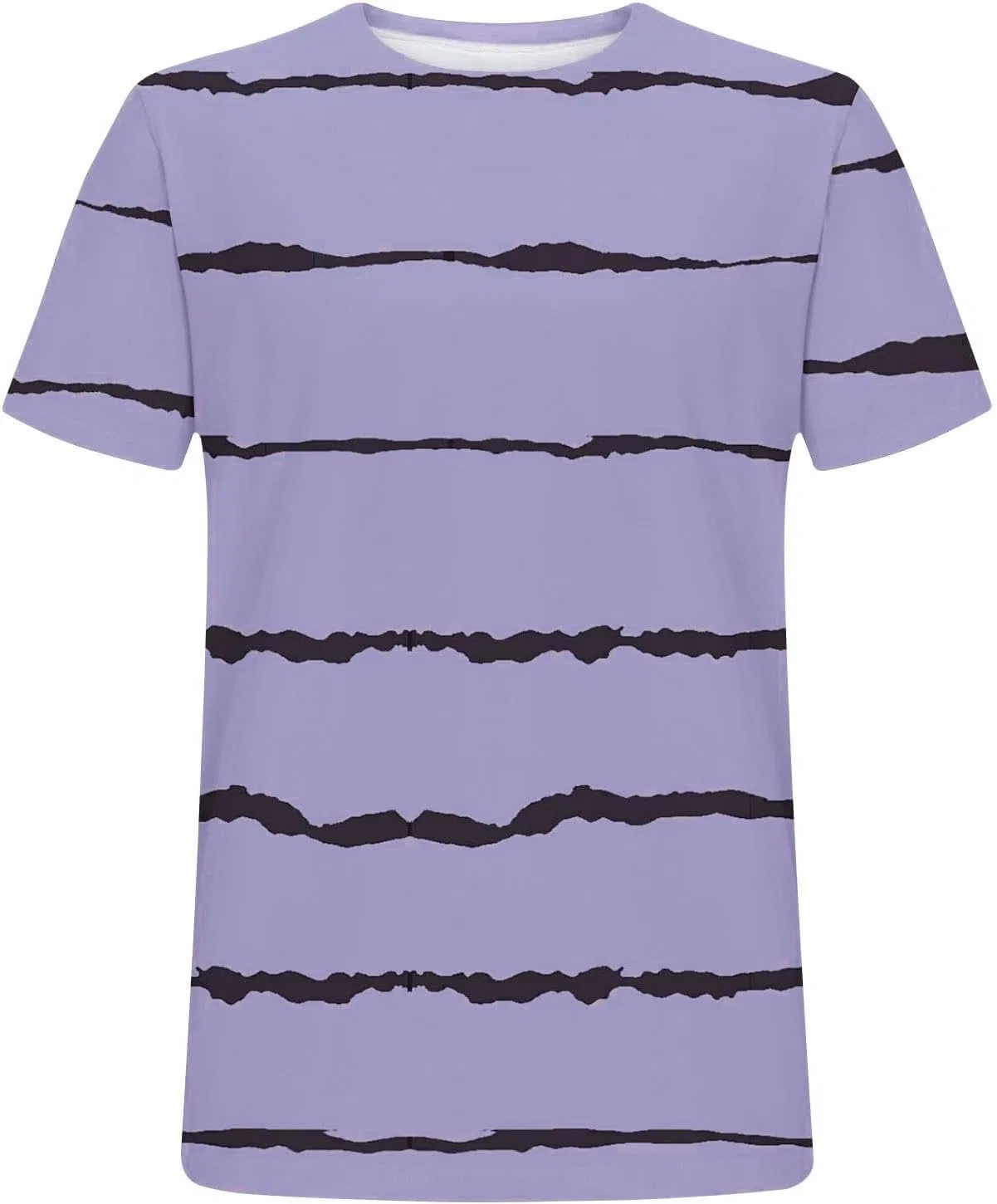 Мужская футболка с цветными блоками Striped Cotton, Purple — фото 4