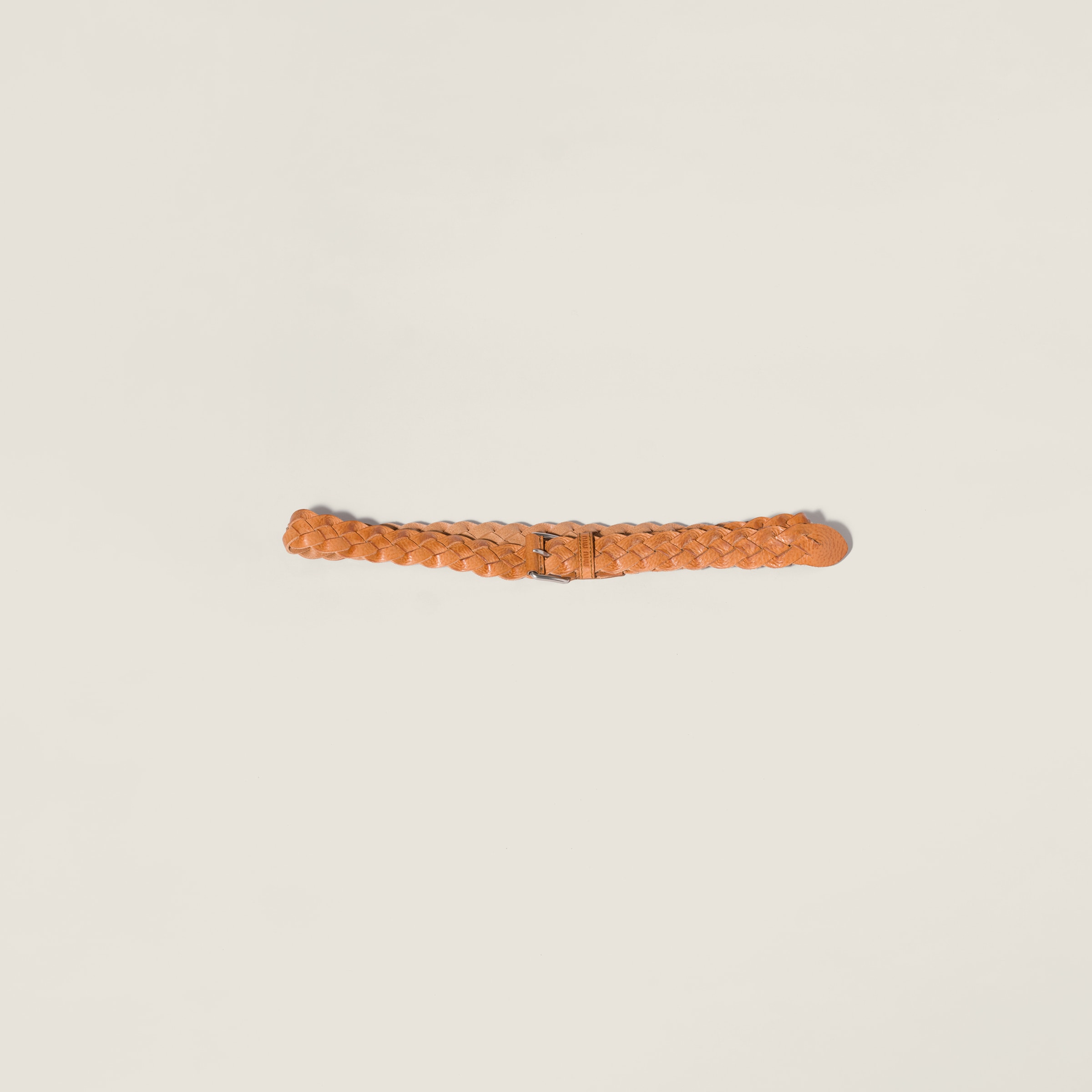 

Кожаный ремень MIU MIU, коричневый